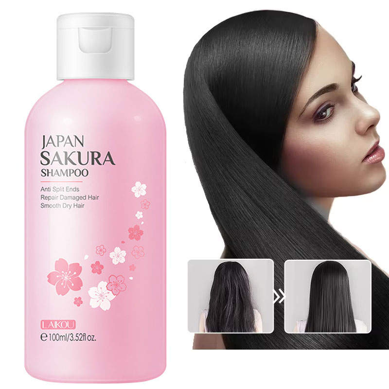 Hair Care Vitamin - Laikou Japan Sakura Shampoo Reparatie Beschadigd