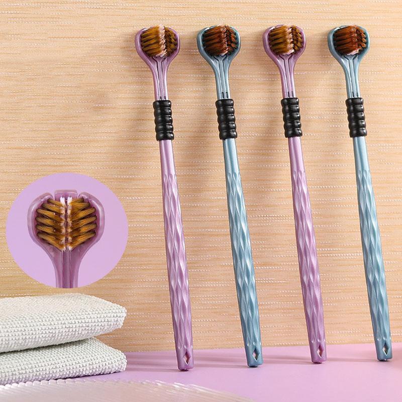 Hair Care Zone - Z.2pcs 3D Stereo Driezijdige Tandenborstel Ultra