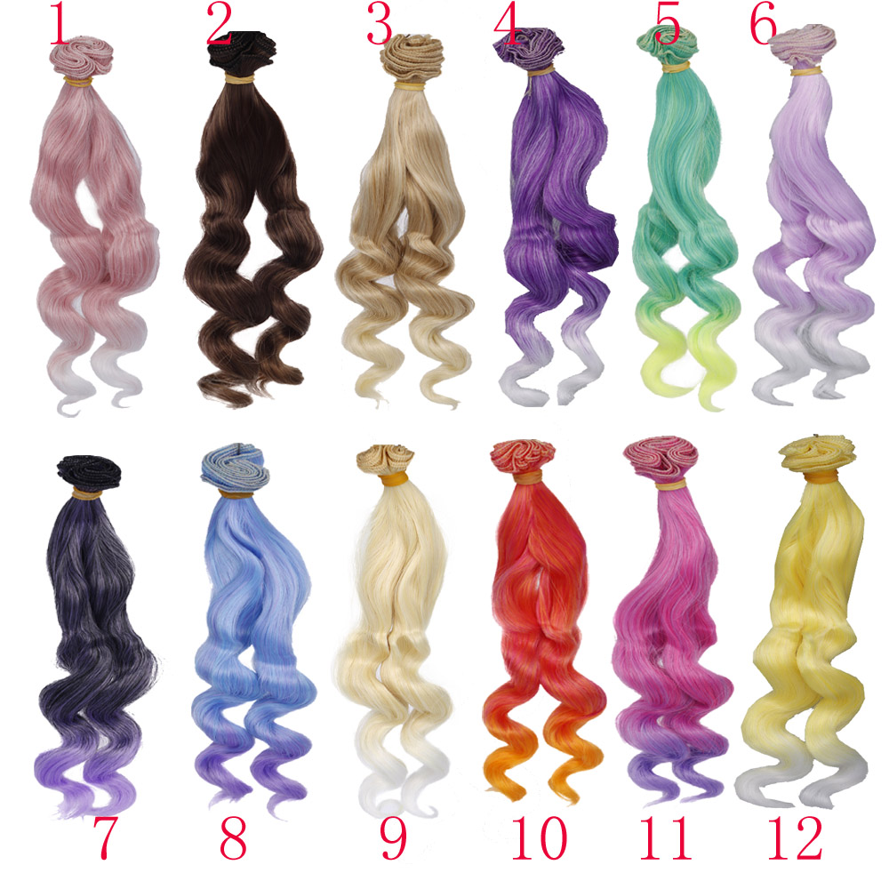 Hair Care For Wavy Hair - Russisch DIY Poppenhaar 25cm Hoge Temperatuur