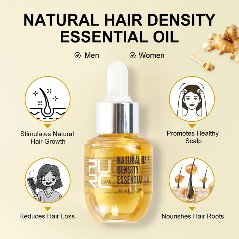 PURC Gember Haargroei Olie Ver - Hair Care Herbal Products recensie en prijs