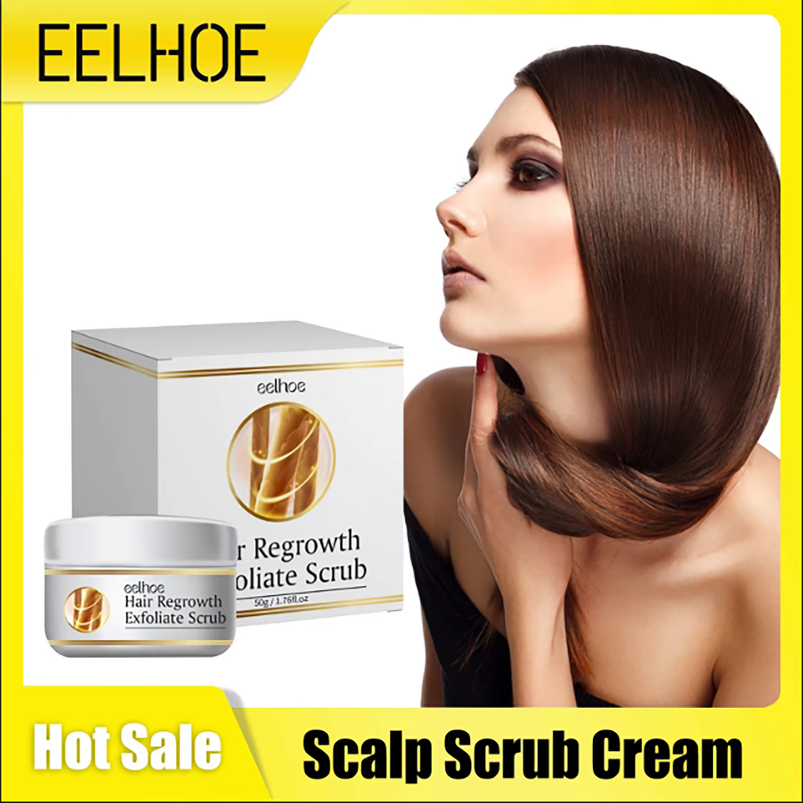 Hoofdhuid Scrub Crème Versterk - Scalp Scrub Exfoliant recensie en prijs