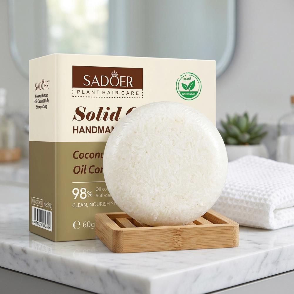 SADOER 60g Kokos Shampoo Kruid - Hair Care Herbal Products recensie en prijs