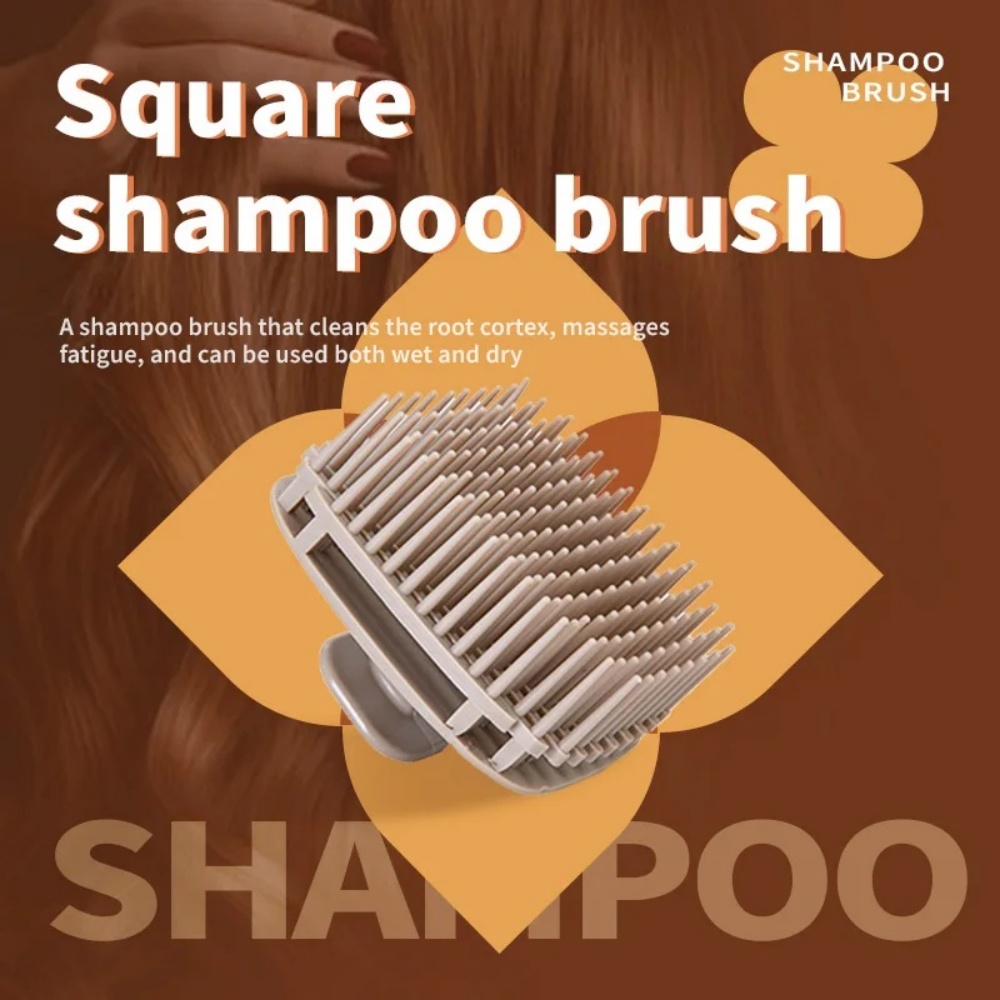 1pcs Vierkante Shampoo Borstel - Scalp Scrub Exfoliant recensie en prijs
