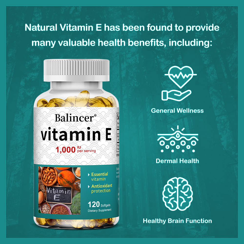 Natuurlijke vitamine E capsule - Hair Care Vitamin recensie en prijs