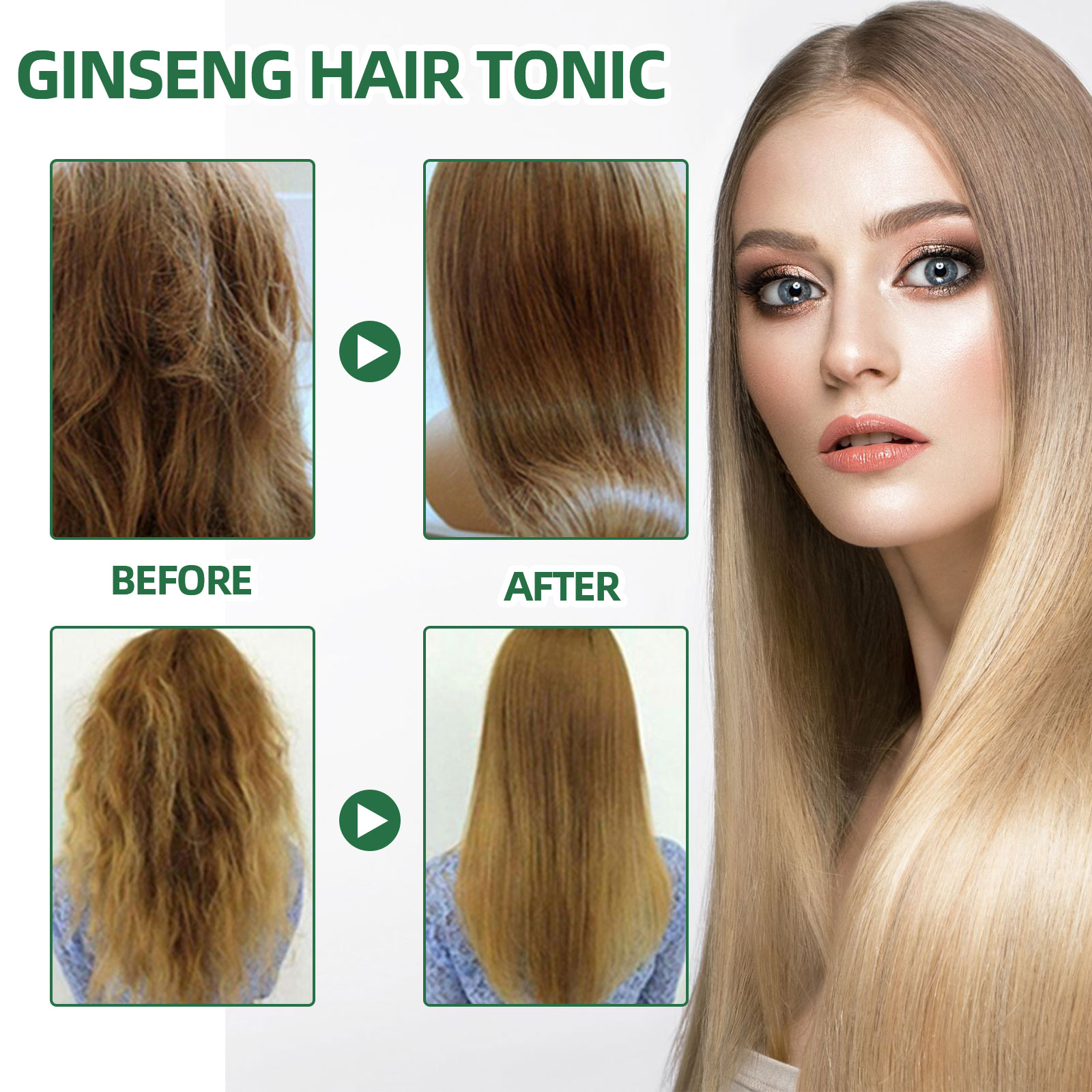 Natuurlijke Kruiden Ginseng Ha - Hair Care Herbal Products recensie en prijs