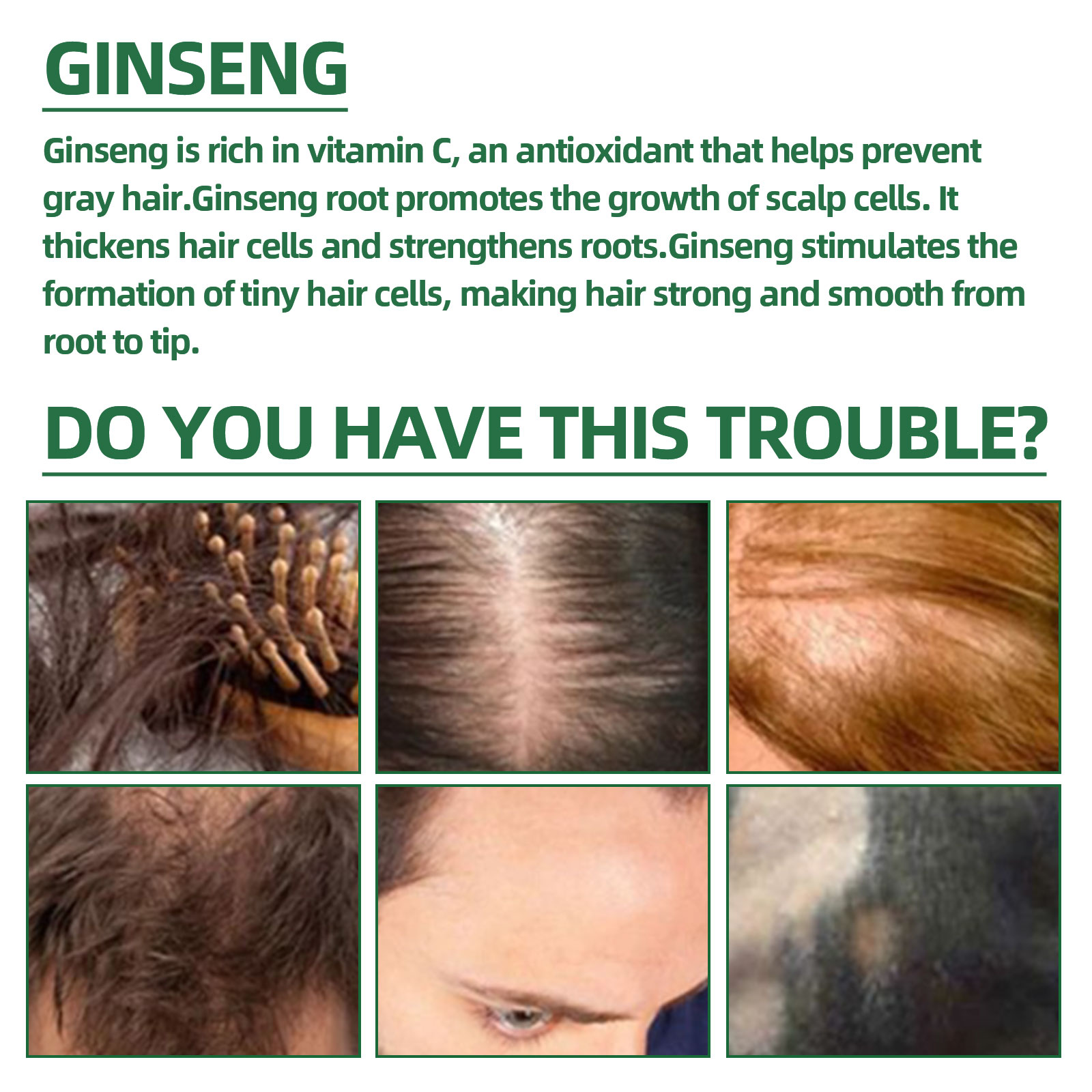 Natuurlijke Kruiden Ginseng Ha - Hair Care Herbal Products recensie en prijs