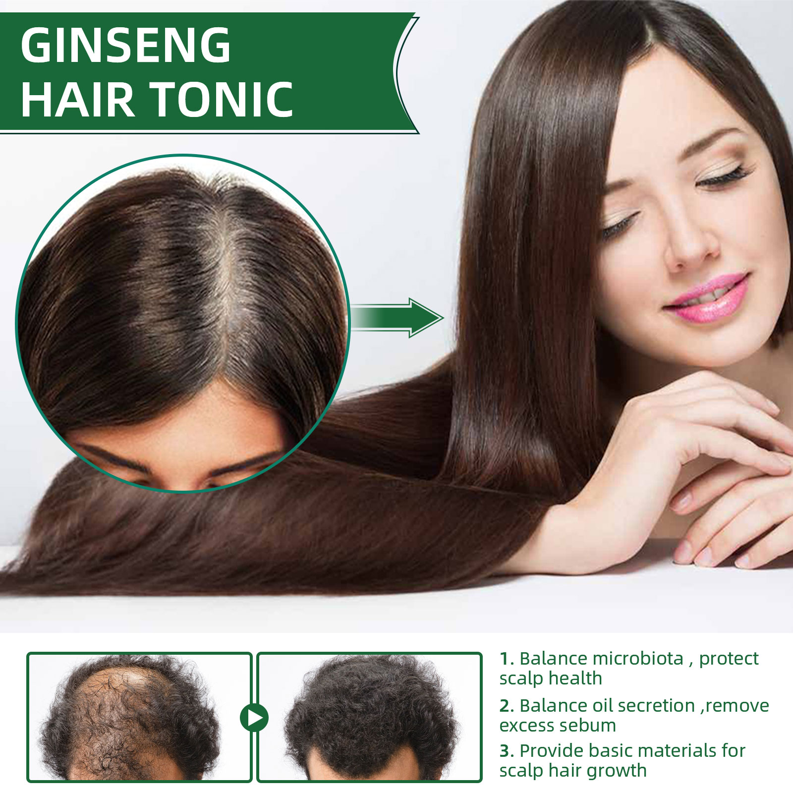 Natuurlijke Kruiden Ginseng Ha - Hair Care Herbal Products recensie en prijs