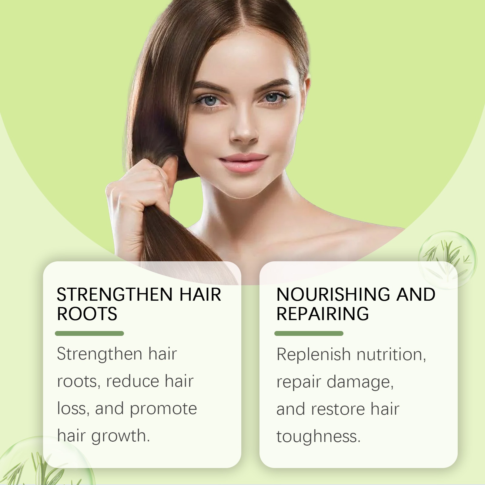 Kruidenolie voor haargroei, he - Hair Care Herbal Products recensie en prijs