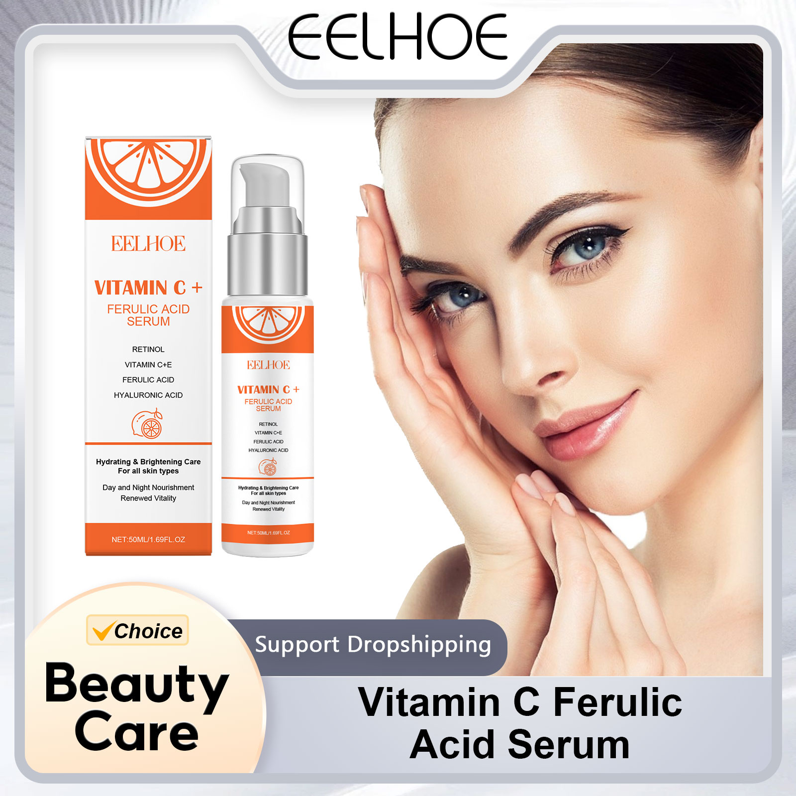 EELHOE Vitamine C E Ferulzuur  - The Ordinary Serum Hyaluronic Acid recensie en prijs