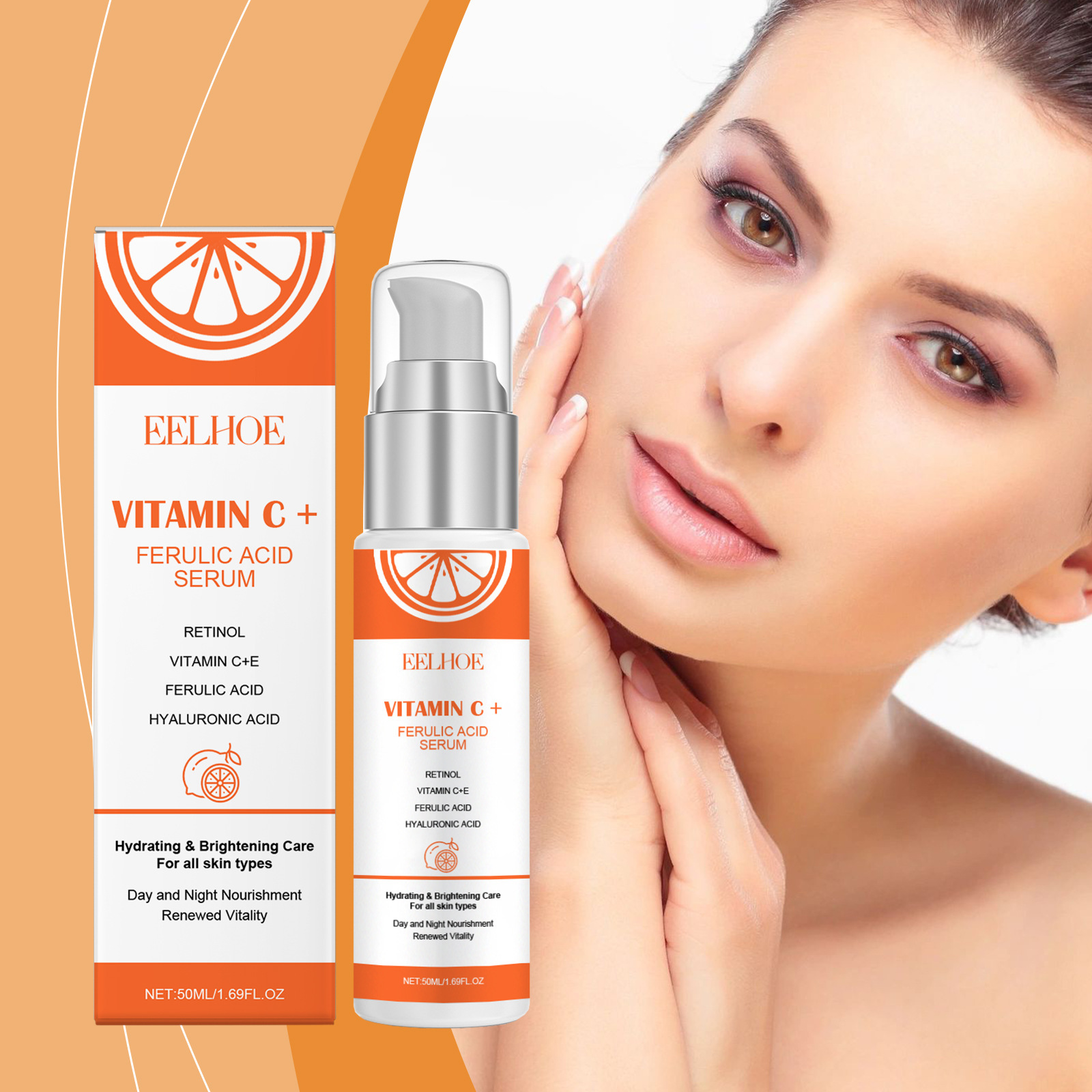 EELHOE Vitamine C E Ferulzuur  - The Ordinary Serum Hyaluronic Acid recensie en prijs