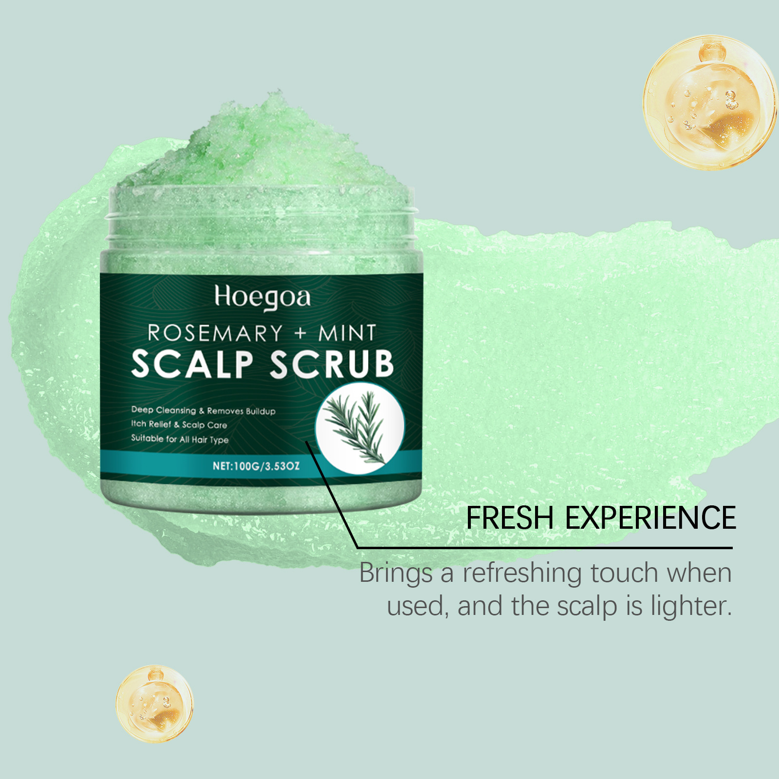 Rozemarijn Scalp Scrub met mas - Scalp Scrub Exfoliant recensie en prijs
